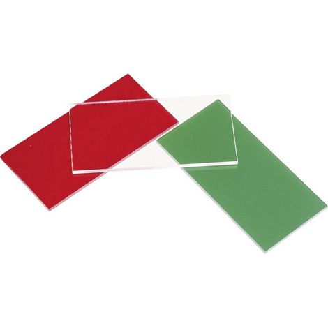 VITRE EN VERRE ACRYLIQUE GS (L X L) 100 MM X 200 MM ÉPAISSEUR DU MATÉRIAU 3 MM VERT CLAIR (TEINTÉ) 1 PC(S) SONSTIGE 530840