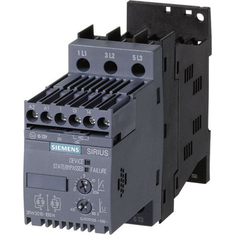 Siemens 3RW3014-1BB14 3RW30141BB14 Sanftstarter Motorleistung bei 400 V 3.0 kW Motorleistung bei 230 (1/4)