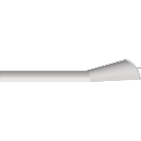 CORNICE DECORATIVA PER SOFFITTO SERIE 'LUXSTYL' mod. 'L7556' - mm. 56 x 75 x 2 mt