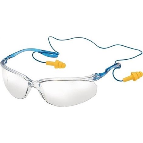 Gafas de protección 3m Tora azul ergonómicas UV