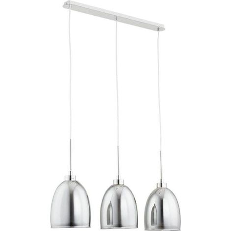 Lampadario Alfa Ronda 3x60W E27 cromo grafite 70cm