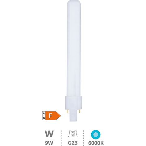 LED-Lampe PL 2P 9W G23 6000K 880lm