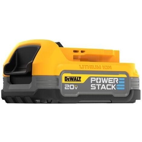 DeWalt POWERSTACK Batterien 18V Kompakt Schwarz und Gelb