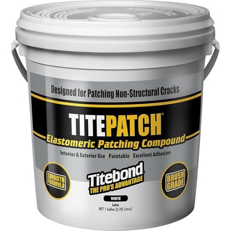 Scellant pour travaux intérieurs et extérieurs Titebond TitePatch 5386 3 785 l