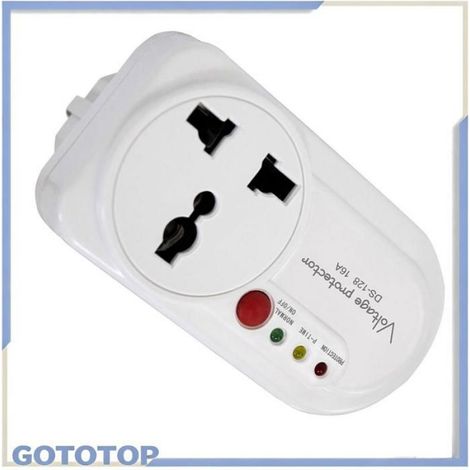 parasurtenseur √Protecteur De Tension électronique Pour Réfrigérateur à Prise Unique 2500 W 16 electromenager fait Prise UE (1/5)