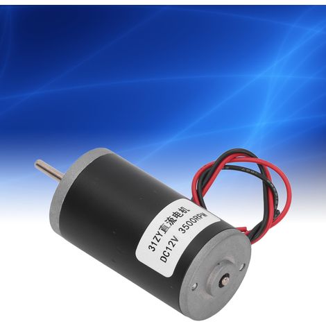 31ZY Gleichstrommotor, DC12V, 3500 U/min, Miniatur, Drehzahl einstellbar, Vorwärts- und Rückwärtslauf, hohes Drehmoment. (1/5)