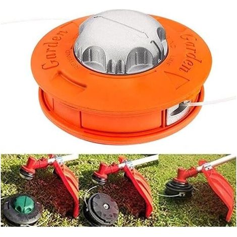 Universelle M10 x 1,25 Trimmerfadenspule mit 2,4 mm x 2 m Nylonfaden (1/4)