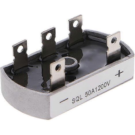 Redresseur triphasé à pont de diodes 50 A 1200 V, boîtier métallique en aluminium, module SQL50A P2021122410 (1/5)