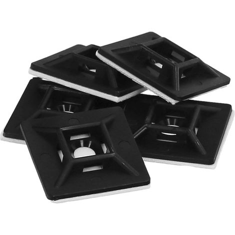 base adhesiva para bridas 28x28 mm. negra bolsa 100 unidades (1/5)