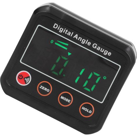 DL1912 Digitales Winkelmaß, multifunktionales hochpräzises Neigungsmessgerät, elektronische LED-Wasserwaage mit Lineal, automatische Winkelmessung (1/5)