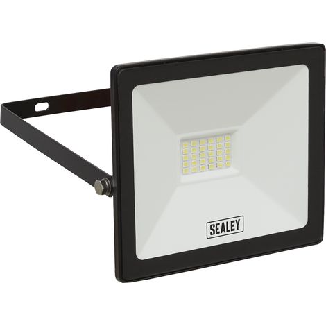 Sealey Extra-Slim Floodlight with Wall Bracket 20W SMD LED LED112 (1/2)
