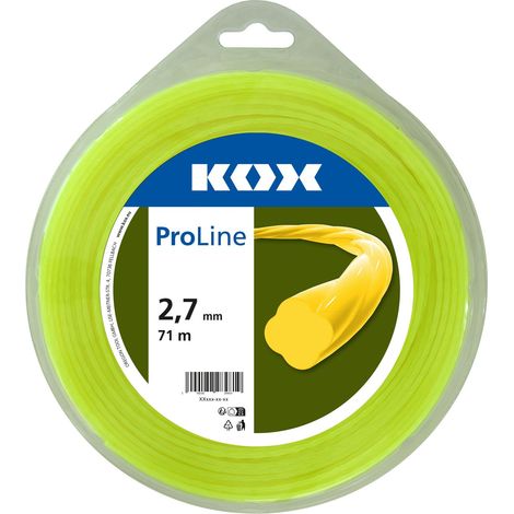 KOX Freischneidefaden ProLine twist 2,4 mm Durchmesser, 88 m Länge