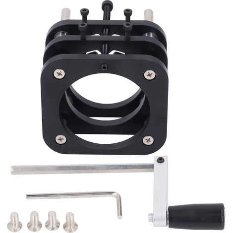 Base de Table de routeur en alliage d'aluminium, système de levage manuel à course maximale de 51mm