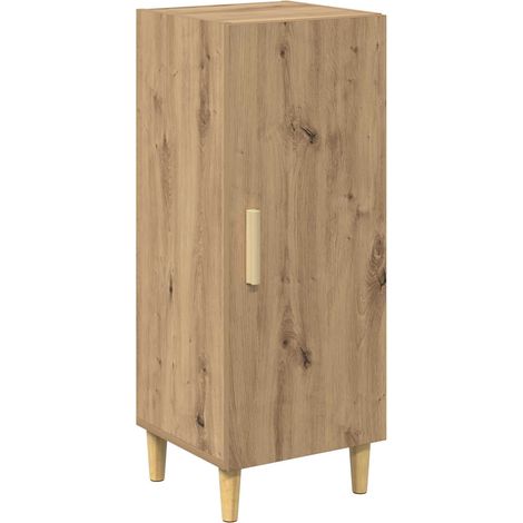 Aparador Roble artesanal 34,5 x 34 x 90 cm Madera de ingeniería vidaXL