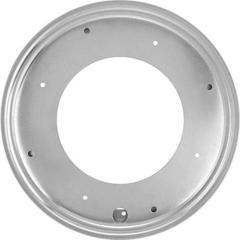 Plaque de roulement Ronde pour Plateau tournant Lazy Susan, Base pivotante rotative de 12 Pouces, Base de Plateau tournant galvanisée pour Plateau de Service de Cuisine (1/5)