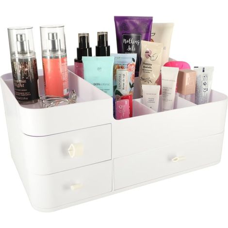 Rangement maquillage avec tiroirs et compartiments - Organisateur de cosmétiques (1/5)