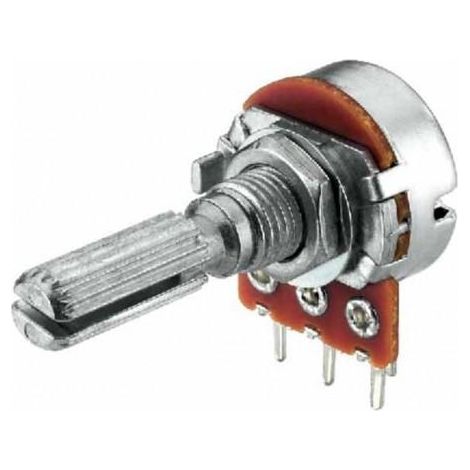 Potentiomètre 5k linéaire à arbre court en métal extrudé R16148-1a-2-b5k