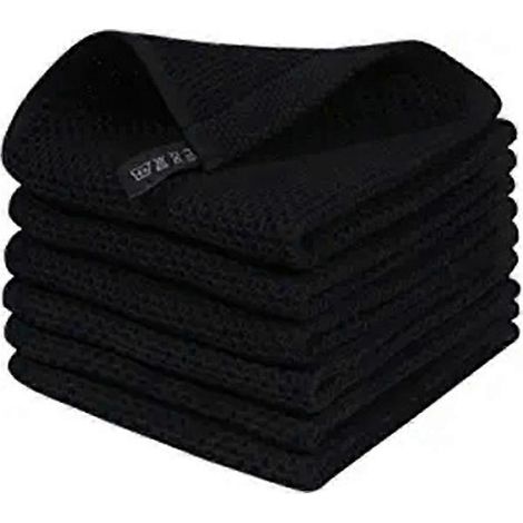 Lot de 6 torchons en coton, ultra-absorbants SZRH A-VH (1/5)