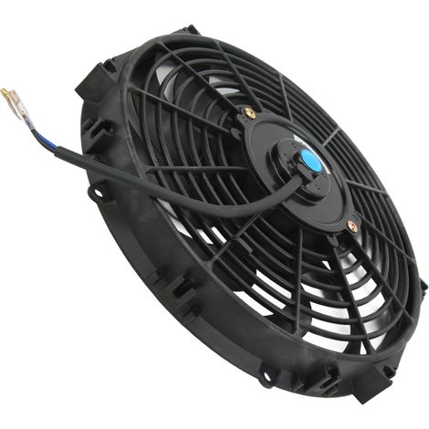 12-V-Elektrolüfter, 12-Zoll-Universal-Kondensatorkühler, leise, für Autos, Komplettmontage