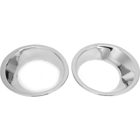 2x Anneau Décoratif Jante de Feu Antibrouillard Avant ABS Argent pour BMW X5 2000-2003 (1/5)