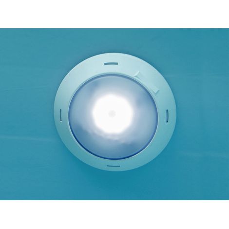 GRE – Projecteur LED blanc froid pour piscine enterrée – 16W – Flux lumineux 1485 lm – Dimensions 22x22x5 cm – ABS pour installation facile (1/6)