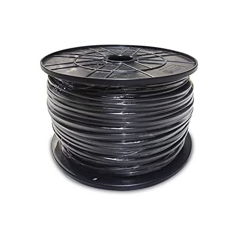 Enrouleur de câble audio parallèle 2x0,75mm Noir Grande bobine de 1000m