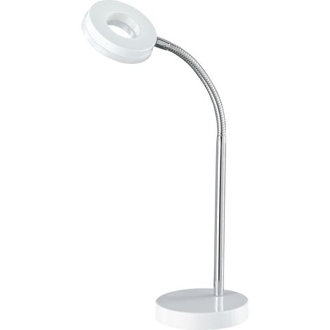 Lampada tavolo da Interno a LED in Metallo Bianco