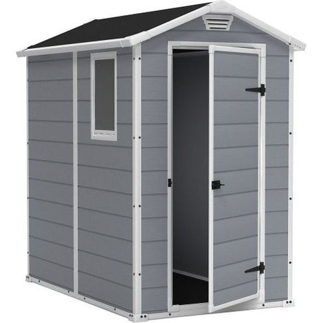 Keter Casetta da Giardino Porta Attrezzi in Resina Manor 4x6 Grey