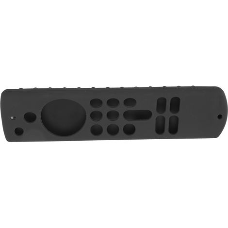 Rutschfeste Silikon-Schutzhülle für die Fire TV Stick Fernbedienung der 3. Generation, mit Kabel, schwarz. (1/5)