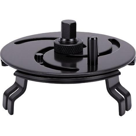Clé couvercle réservoir carburant 3 mâchoires, réglable 100-170mm, auto-serrage (1/5)