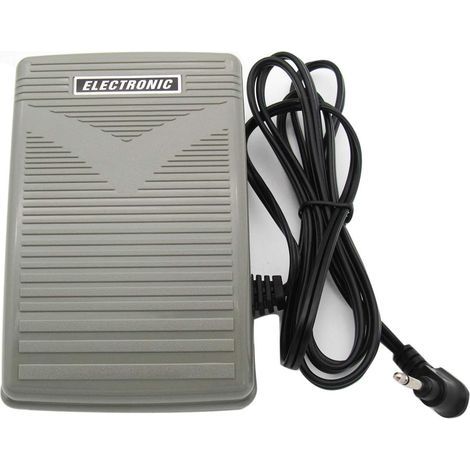 pieza - Pedal de control - Cable de alimentación - Control eléctrico para máquina de coser y conector de 43 V CC 15 V compatible con Janome, Necchi, Kenmore Negro (1/4)