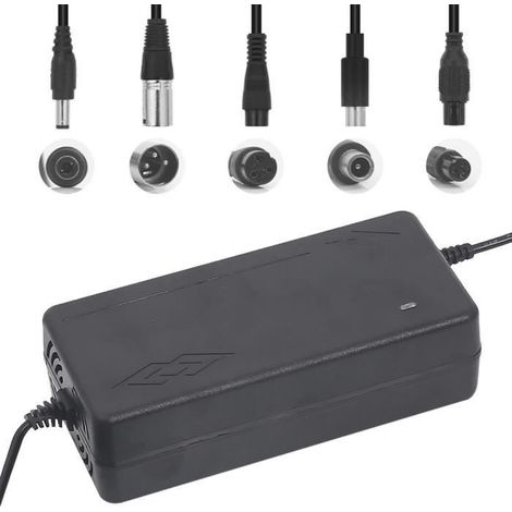 Chargeur de batterie au Lithium 54.6V 2A pour batterie Li-ion de vélo électrique 24V 36V 48V 6S 7S 10S 13S XLR - Prise 5 en 1 (1/4)