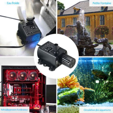 De Dier pompe à eau DC brushless ultra silencieuse , débit 250L / H (1/4)