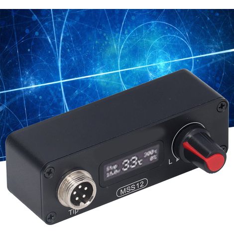 La station de soudage miniature intelligente à écran OLED MSS12 est compatible avec T12 et prend en charge les alimentations PD3.0/3S-6S/12V-25V. (1/5)