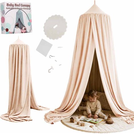 Beige Hanging Canopy for Crib or Play Tent (1/5)
