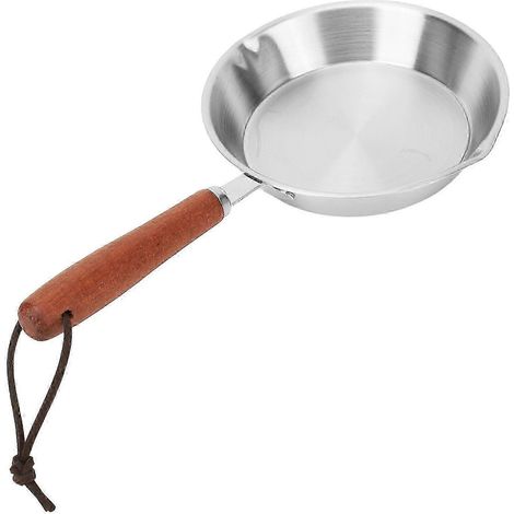 Poêle à frire antiadhésive en acier inoxydable de 16 cm pour usage domestique, professionnel et compatible avec les plaques à induction (marché européen) (1/5)