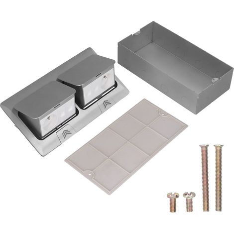 Bloc de prises escamotable J26Quick Popping 250V 16A, station de recharge au sol avec boîte de connexion hub, multiprise rétractable pour table. (1/5)