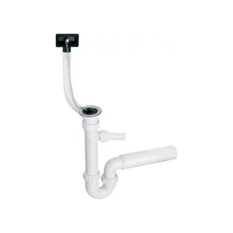 sifón fregadero McAlpine hc7hc17pr salida horizontal caudal 39 l/min (1/2)
