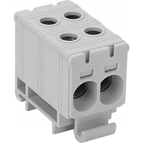 CONNETTORE BUSBAR grigio 2 x 2,5-35mm² 135A TRACON FLEAL-35/2 (1/3)