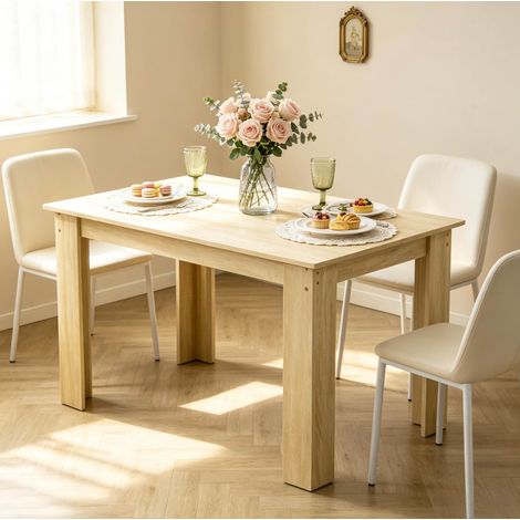 Esstisch 120/69/75 cm in Eiche, modern und stabil (1/5)