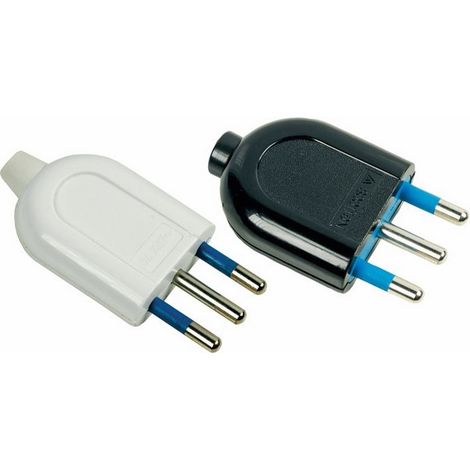 Spina Easy 2P+T 16A Maurer Nero (1/2)