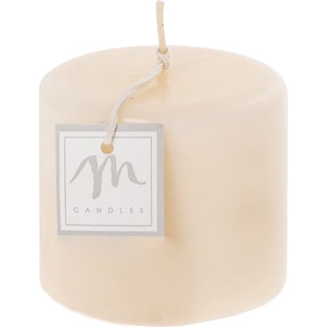 Candela Pillar Opaca per interno ed esterno, decorazione natalizia -Rosso / Ø 8 x h 10 cm (1/4)