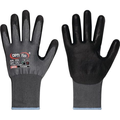 OPTIFLEX 0856-10 Schnittschutzhandschuhe TUCSON Größe 10 grau/schwarz EN 388, EN (1/4)