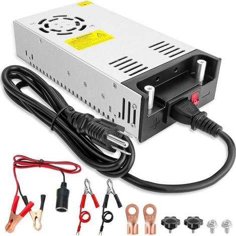Adaptateur Secteur 110V vers 12V DC 50A 600W Convertisseur AC pour Prise Américaine (1/4)