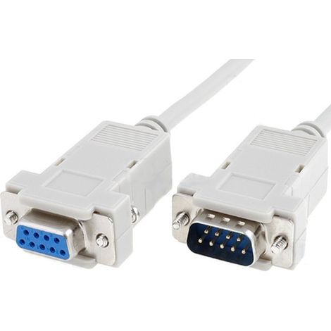 Cavo D-Sub DB9 maschio a DB9 femmina da pin a pin da 5 metri