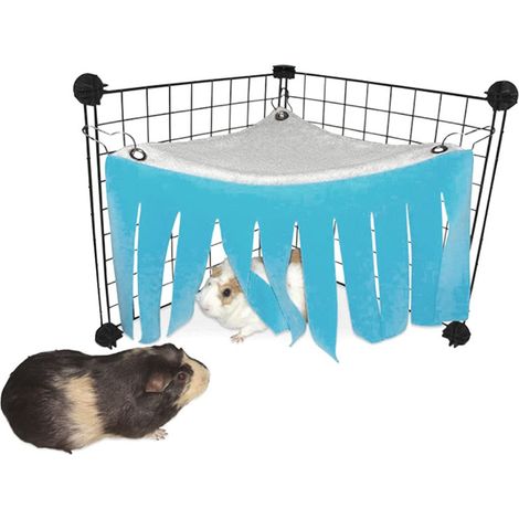 Hamac cachette pour cobayes, tente pour petits animaux, hamac pour hamsters, accessoires de décoration pour cages (1/5)