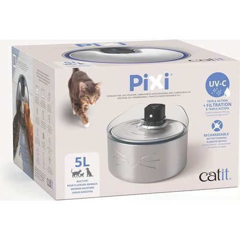 Catit - PIXI Stainless Steel UV-C Drinking Fountain