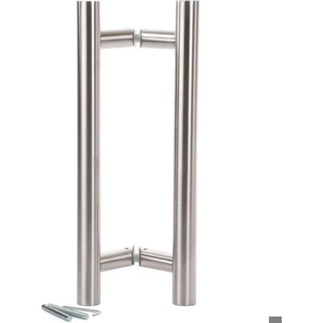 Poignée Porte - Fer - Finition Vert Bronze - Longueur 200 mm - Pour Portes En Bois Peint - Lot De 10 (1/5)
