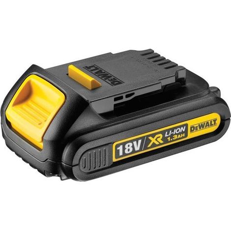 Led Leds – Batterie lithium-ion 18V 1,3Ah DEWALT XR DCB185 – Protection contre surchauffe – Compatible outils DEWALT 18V (1/2)