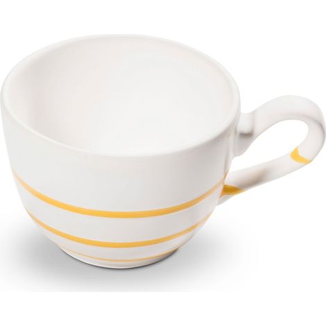 Gmundner Keramik Pur Geflammt Gelb, Kaffeetasse Cup 0,19 Liter (1/2)